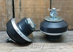 Weld In Flathead V8 Motor Mounts With Rubber Rat Hot Rod Custom Gasser Street